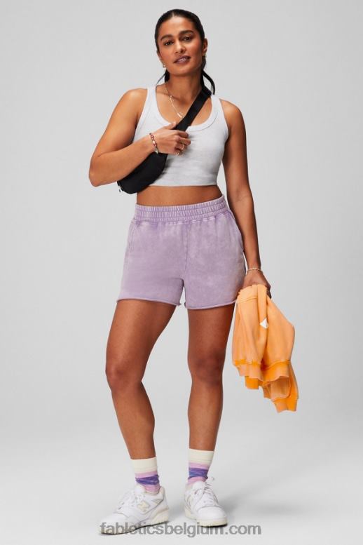 zachte grijze heide vrouwen Scheptank van 100% katoen Fabletics LH20J2160
