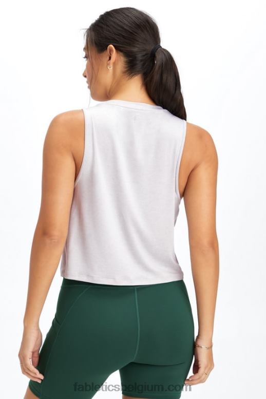 zachte grijze heide vrouwen dry-flex spiertank Fabletics LH20J2207