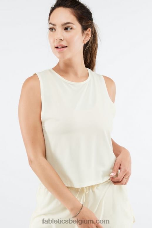 zijde vrouwen theegan spier tank Fabletics LH20J2201