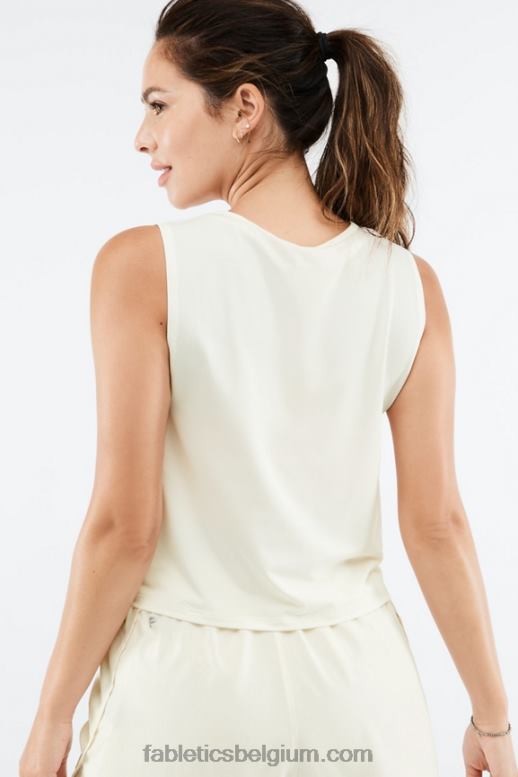 zijde vrouwen theegan spier tank Fabletics LH20J2201