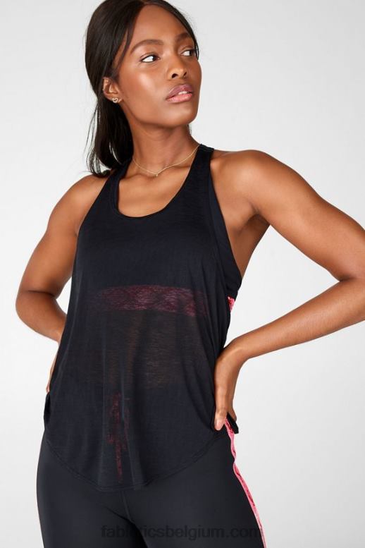 zwart/persimmon python vrouwen ryan ingebouwde beha tank ii Fabletics LH20J2377