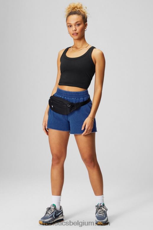zwart vrouwen Scheptank van 100% katoen Fabletics LH20J2157