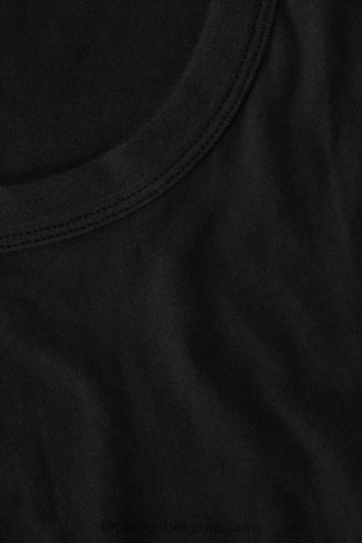 zwart vrouwen Scheptank van 100% katoen Fabletics LH20J2157