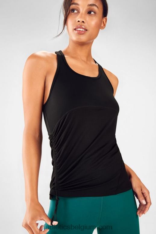 zwart vrouwen cashel gebogen cinch-tank Fabletics LH20J2392