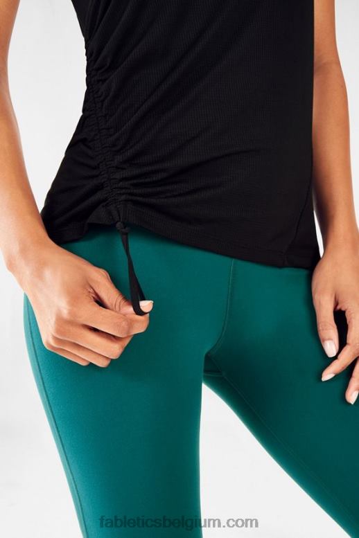 zwart vrouwen cashel gebogen cinch-tank Fabletics LH20J2392