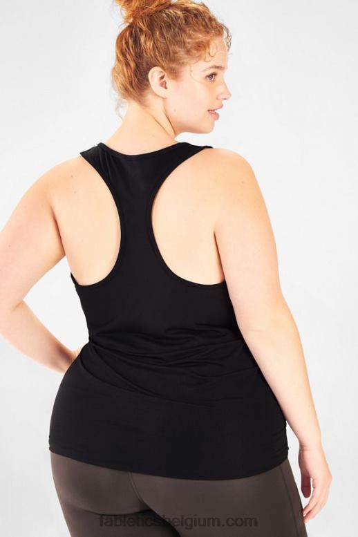 zwart vrouwen cashel gebogen cinch-tank Fabletics LH20J2393