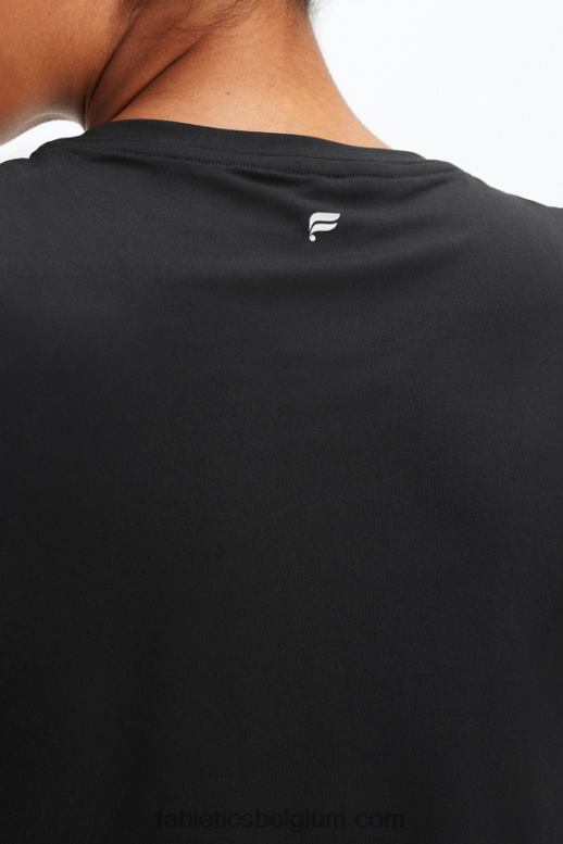 zwart vrouwen dry-flex spiertank Fabletics LH20J2211
