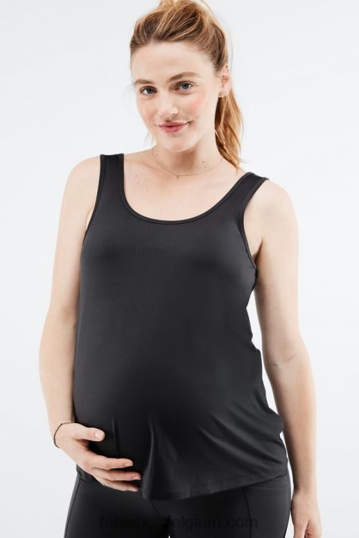 zwart vrouwen mariel zwangerschapstank Fabletics LH20J2285