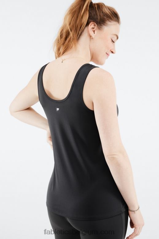 zwart vrouwen mariel zwangerschapstank Fabletics LH20J2285