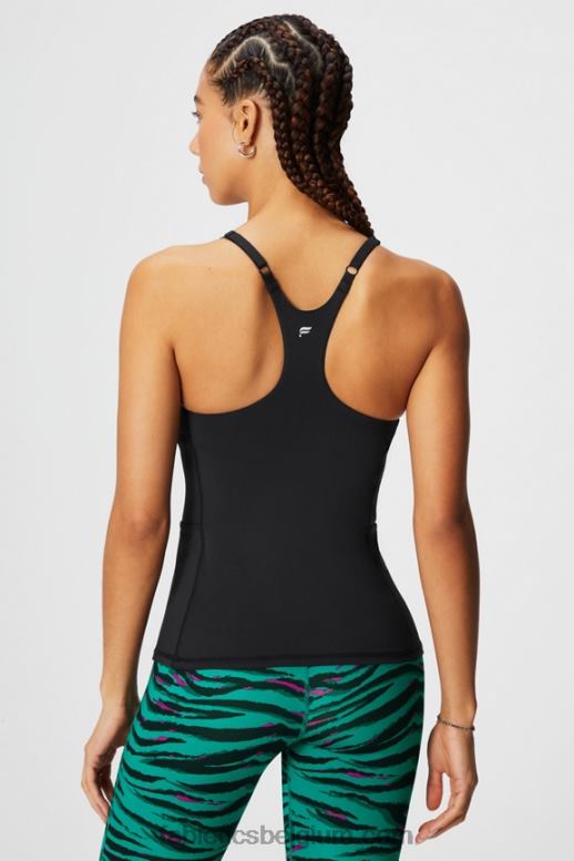 zwart vrouwen on-the-go ingebouwde bh-tank Fabletics LH20J2178