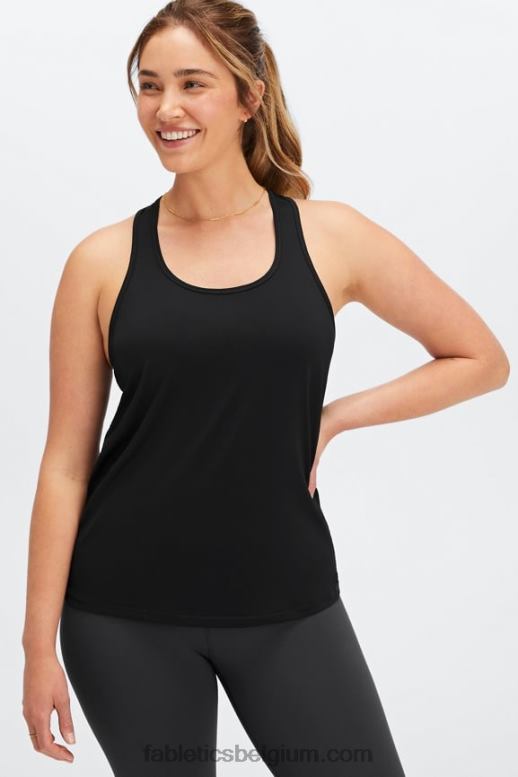 zwart vrouwen phoenix lite racerback-tank Fabletics LH20J2183