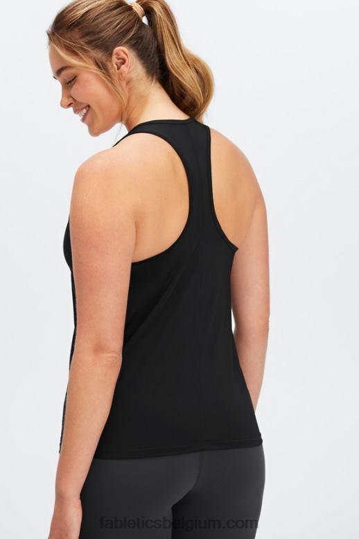 zwart vrouwen phoenix lite racerback-tank Fabletics LH20J2183