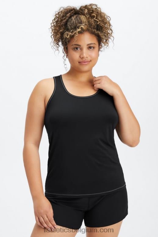zwart vrouwen phoenix lite racerback-tank Fabletics LH20J2187