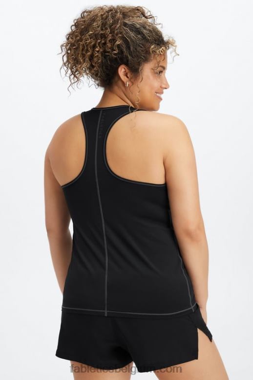 zwart vrouwen phoenix lite racerback-tank Fabletics LH20J2187