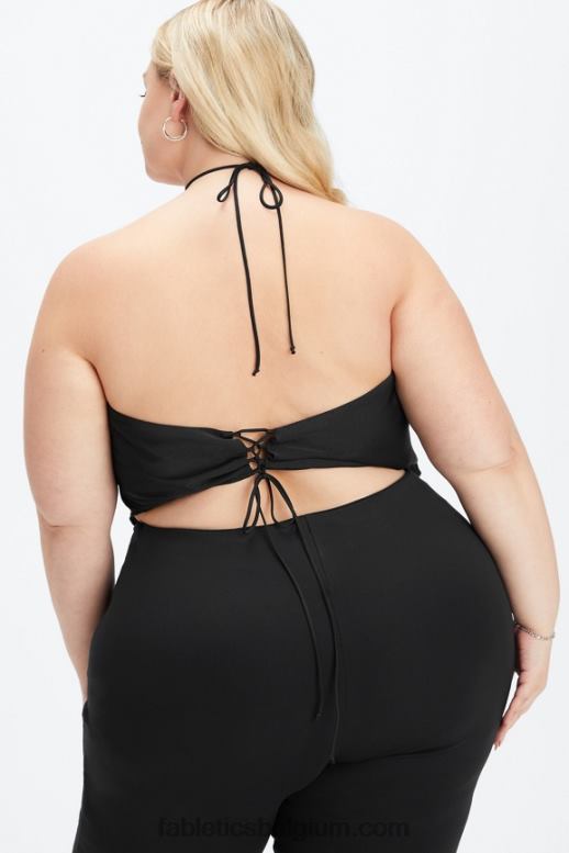 zwart vrouwen sjaal topje Fabletics LH20J2279