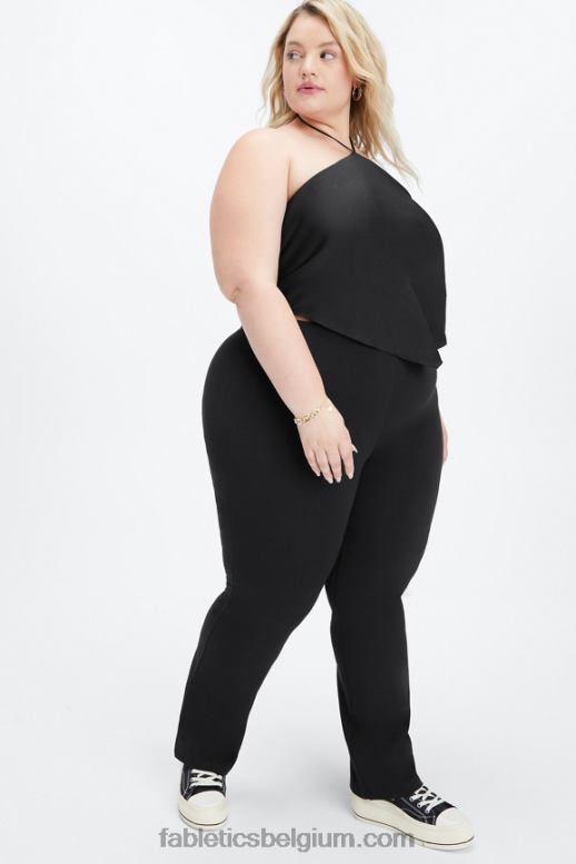 zwart vrouwen sjaal topje Fabletics LH20J2279